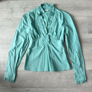 Suzy Ruffled V-Neck Women's Top boho